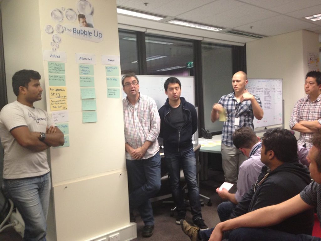 An Agile Release Train Bubble Up Retrospective